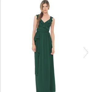 Joanna August Ceremony Lacey Dress- Emerald Eyes